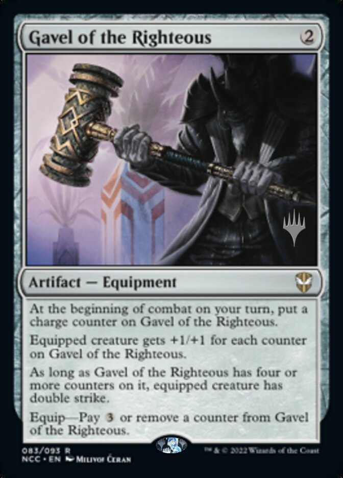 Gavel of the Righteous (Promo Pack) [Streets of New Capenna Commander Promos] | Red Riot Games CA