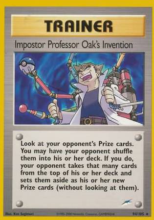 Impostor Professor Oak's Invention (94/105) [Neo Destiny Unlimited] | Red Riot Games CA
