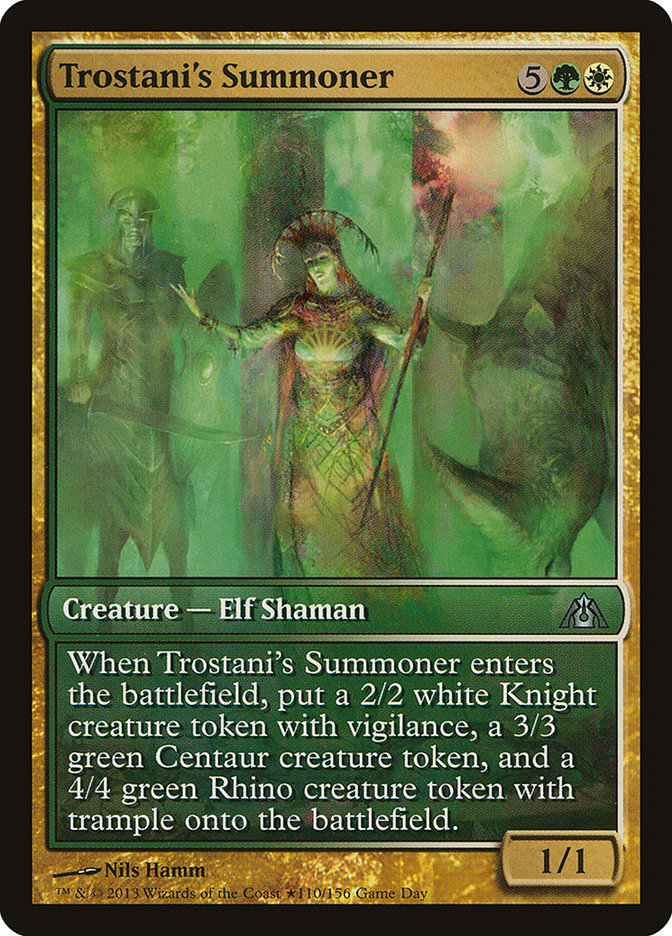 Trostani's Summoner (Game Day) [Dragon's Maze Promos] | Red Riot Games CA