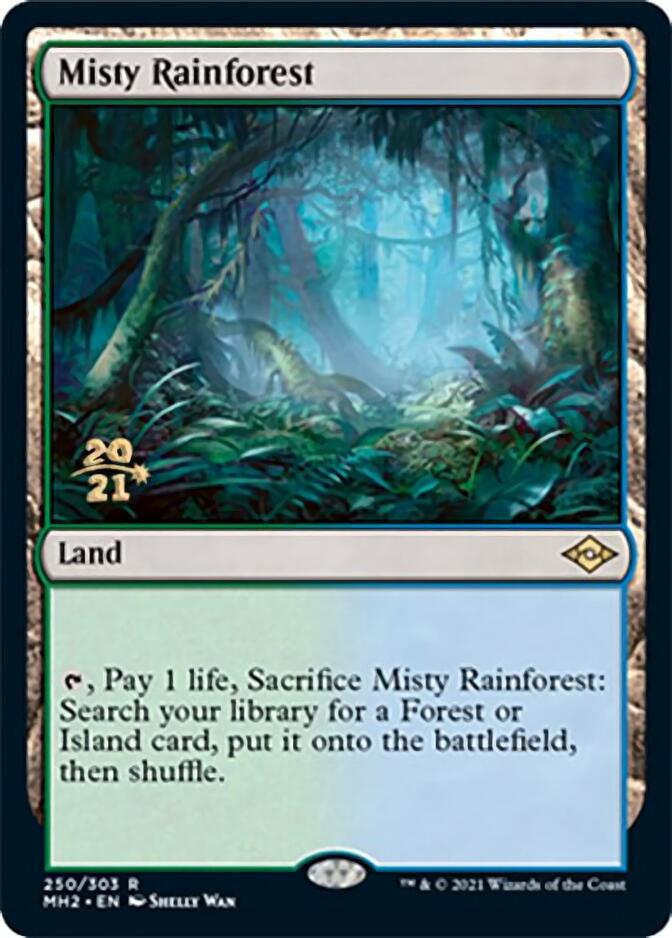 Misty Rainforest [Modern Horizons 2 Prerelease Promos] | Red Riot Games CA