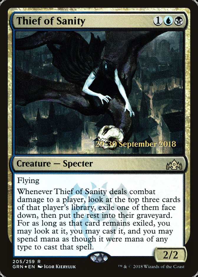 Thief of Sanity [Guilds of Ravnica Prerelease Promos] | Red Riot Games CA