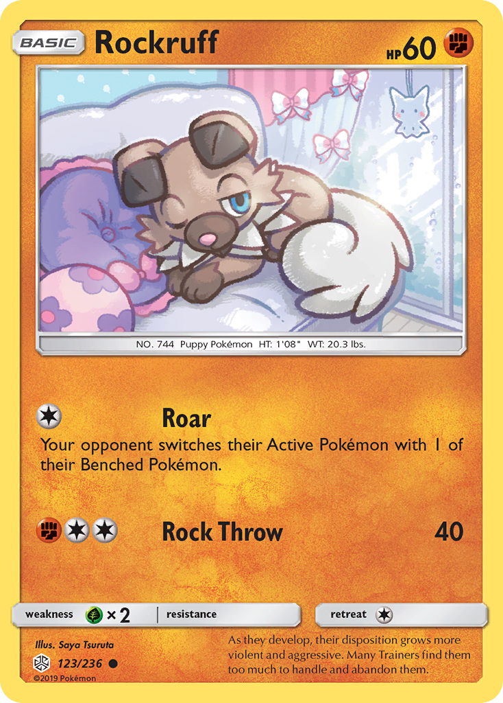 Rockruff (123/236) [Sun & Moon: Cosmic Eclipse] | Red Riot Games CA