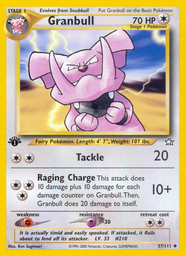 Granbull (37/111) [Neo Genesis 1st Edition] | Red Riot Games CA