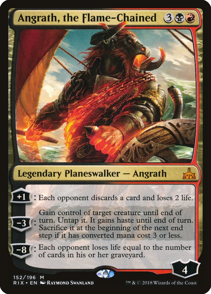 Angrath, the Flame-Chained [Rivals of Ixalan] | Red Riot Games CA