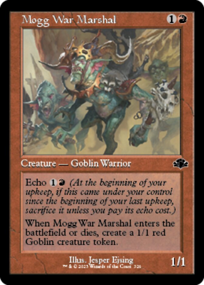 Mogg War Marshal (Retro) [Dominaria Remastered] | Red Riot Games CA