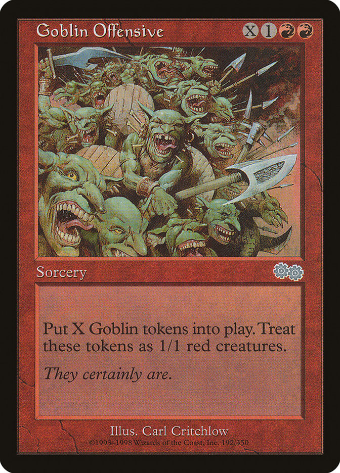 Goblin Offensive [Urza's Saga] | Red Riot Games CA