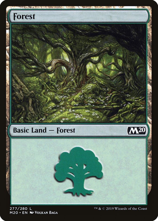 Forest (277) [Core Set 2020] | Red Riot Games CA