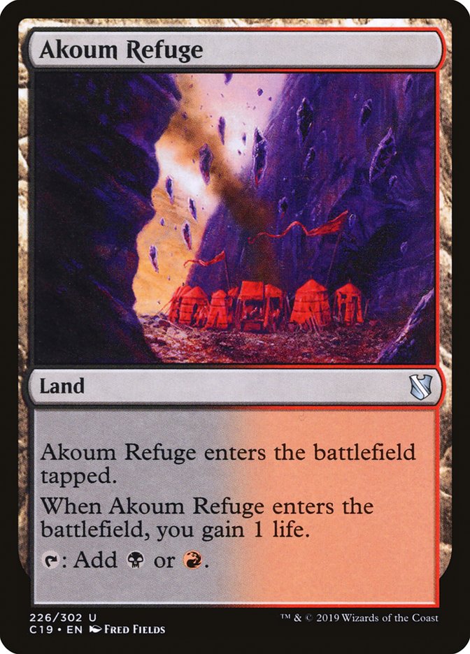 Akoum Refuge [Commander 2019] | Red Riot Games CA