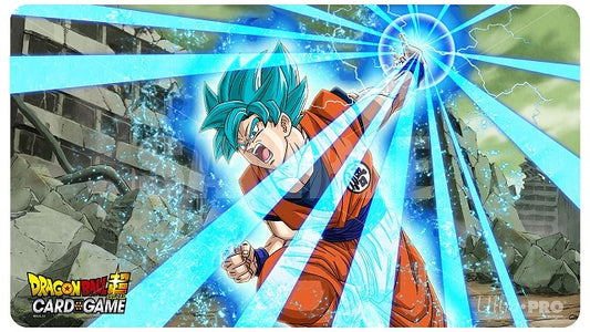 Ultra PRO: Playmat with Tube - Dragon Ball Super (Super Saiyan Blue Son Goku)