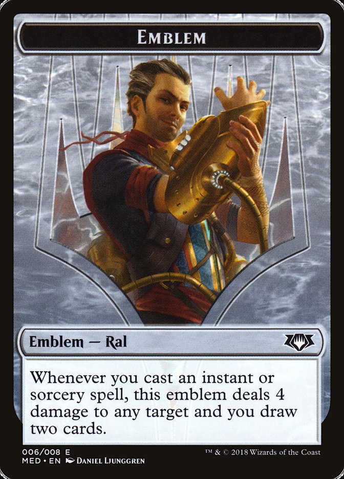 Ral, Izzet Viceroy Emblem [Mythic Edition Tokens] | Red Riot Games CA