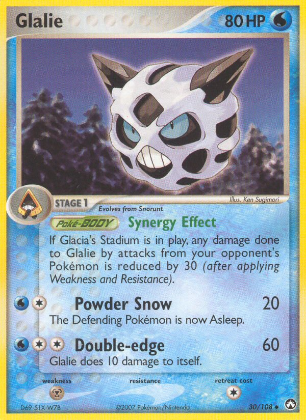Glalie (30/108) [EX: Power Keepers] | Red Riot Games CA