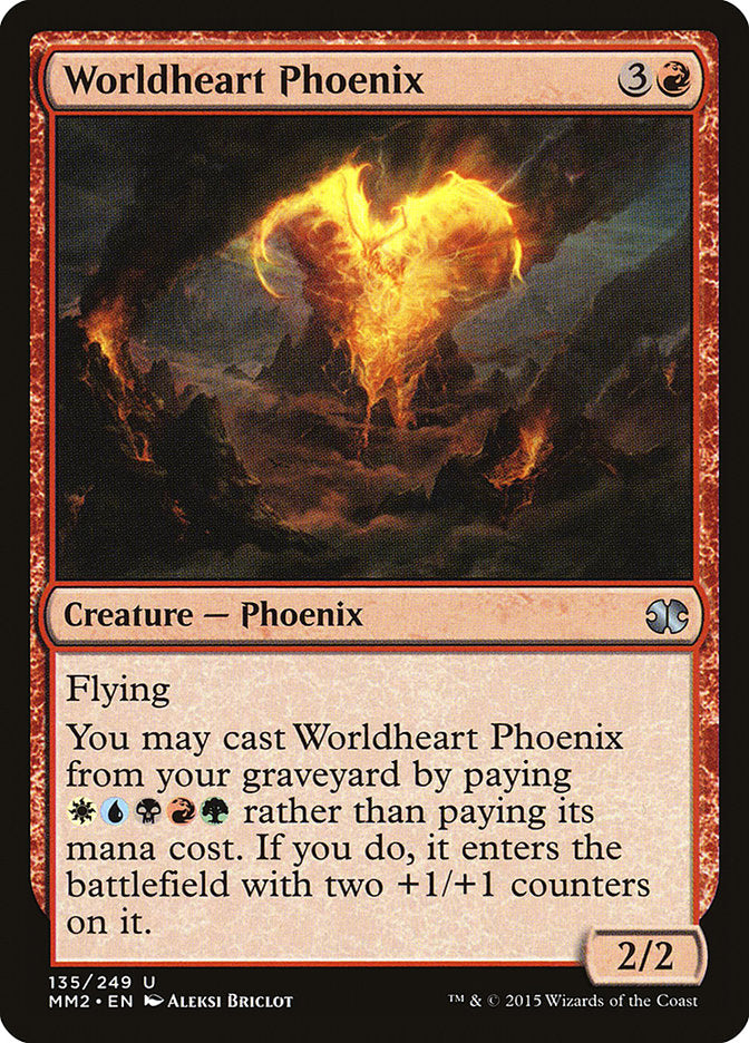 Worldheart Phoenix [Modern Masters 2015] | Red Riot Games CA
