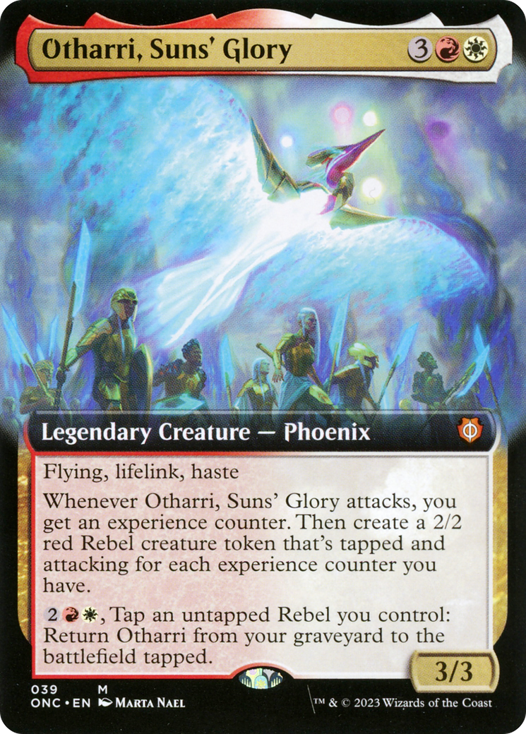 Otharri, Suns' Glory (Extended Art) [Phyrexia: All Will Be One Commander] | Red Riot Games CA
