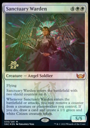 Sanctuary Warden [Streets of New Capenna Prerelease Promos] | Red Riot Games CA