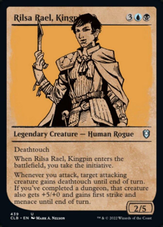 Rilsa Rael, Kingpin (Showcase) [Commander Legends: Battle for Baldur's Gate] | Red Riot Games CA