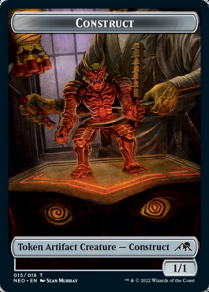 Construct (015) // Blood (017) Double-Sided Token [Challenger Decks 2022 Tokens] | Red Riot Games CA