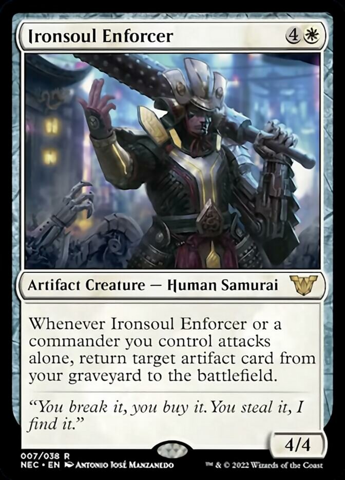Ironsoul Enforcer [Kamigawa: Neon Dynasty Commander] | Red Riot Games CA