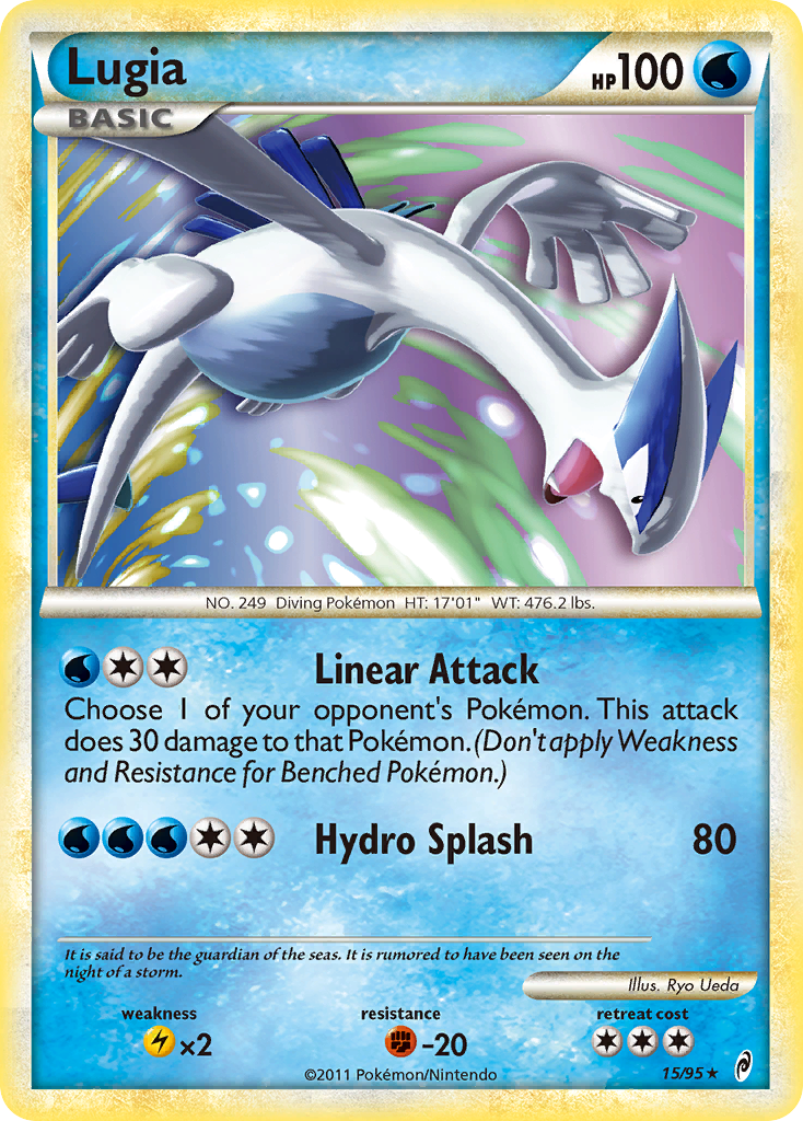 Lugia (15/95) [HeartGold & SoulSilver: Call of Legends] | Red Riot Games CA