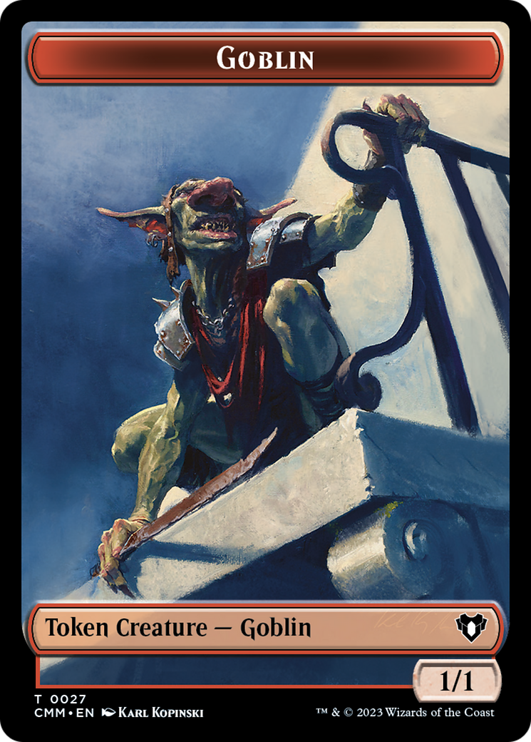 Goblin Token [Commander Masters Tokens] | Red Riot Games CA