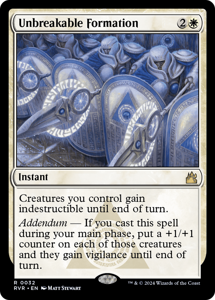 Unbreakable Formation [Ravnica Remastered] | Red Riot Games CA