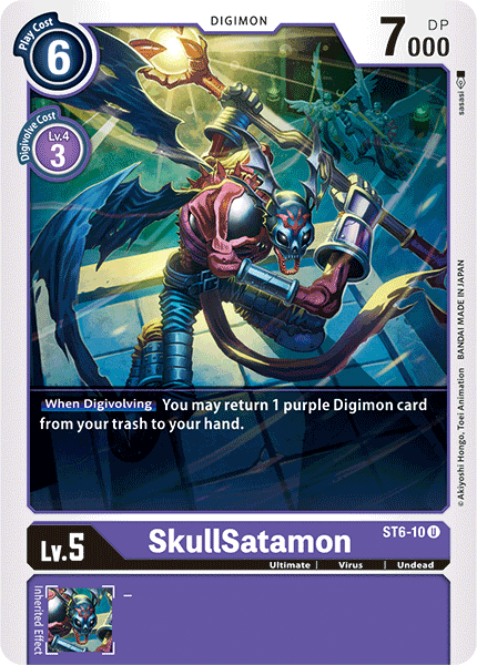 SkullSatamon [ST6-10] [Starter Deck: Venomous Violet] | Red Riot Games CA