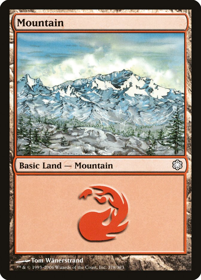 Mountain (378) [Coldsnap Theme Decks] | Red Riot Games CA