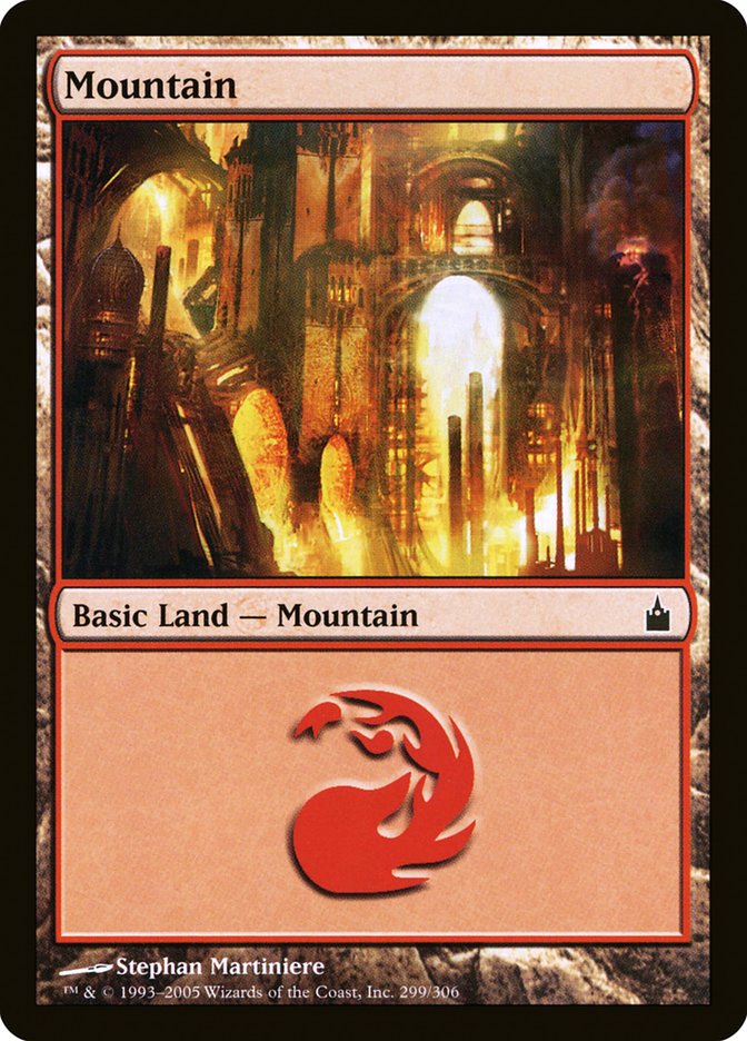 Mountain (299) [Ravnica: City of Guilds] | Red Riot Games CA