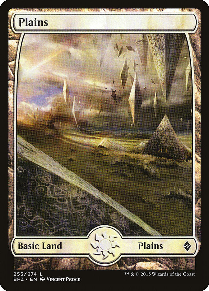 Plains (253) (Full Art) [Battle for Zendikar] | Red Riot Games CA