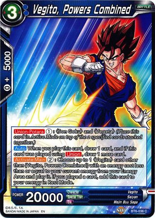 Vegito, Powers Combined (BT6-036) [Destroyer Kings] | Red Riot Games CA