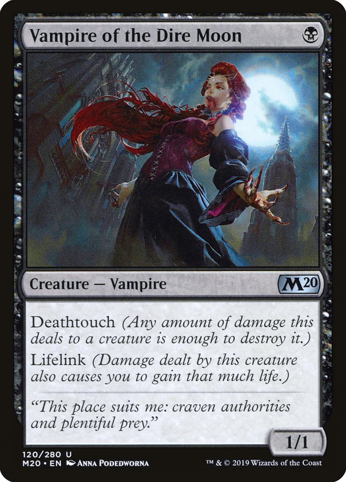 Vampire of the Dire Moon [Core Set 2020] | Red Riot Games CA