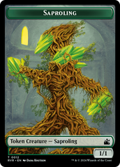 Saproling // Goblin (0009) Double-Sided Token [Ravnica Remastered Tokens] | Red Riot Games CA