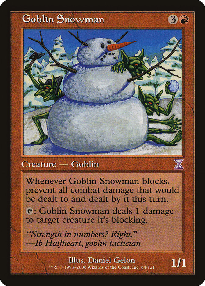 Goblin Snowman [Time Spiral Timeshifted] | Red Riot Games CA