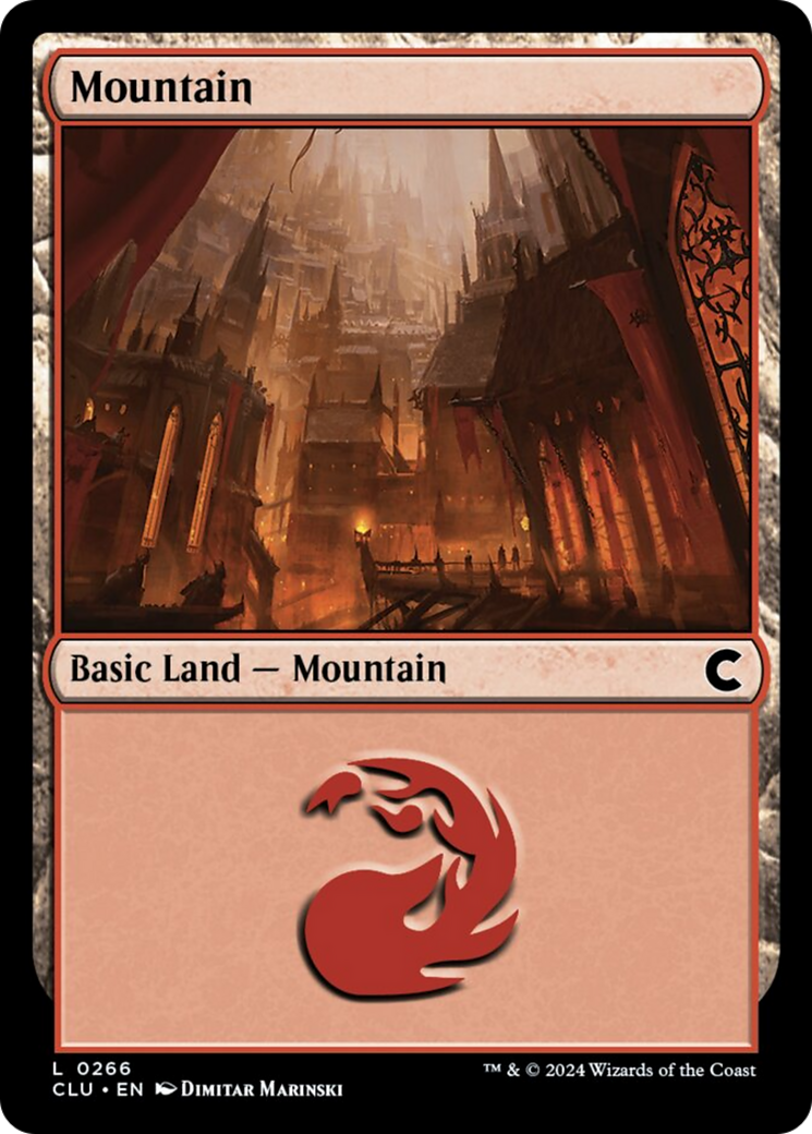 Mountain (0266) [Ravnica: Clue Edition] | Red Riot Games CA