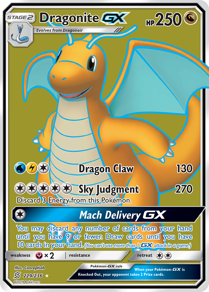 Dragonite GX (229/236) [Sun & Moon: Unified Minds] | Red Riot Games CA
