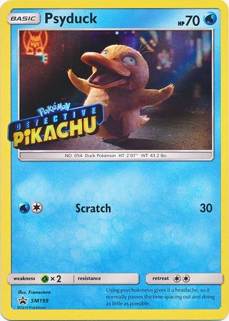Psyduck Detective (SM199) (Pikachu Stamped) [Sun & Moon: Black Star Promos] | Red Riot Games CA