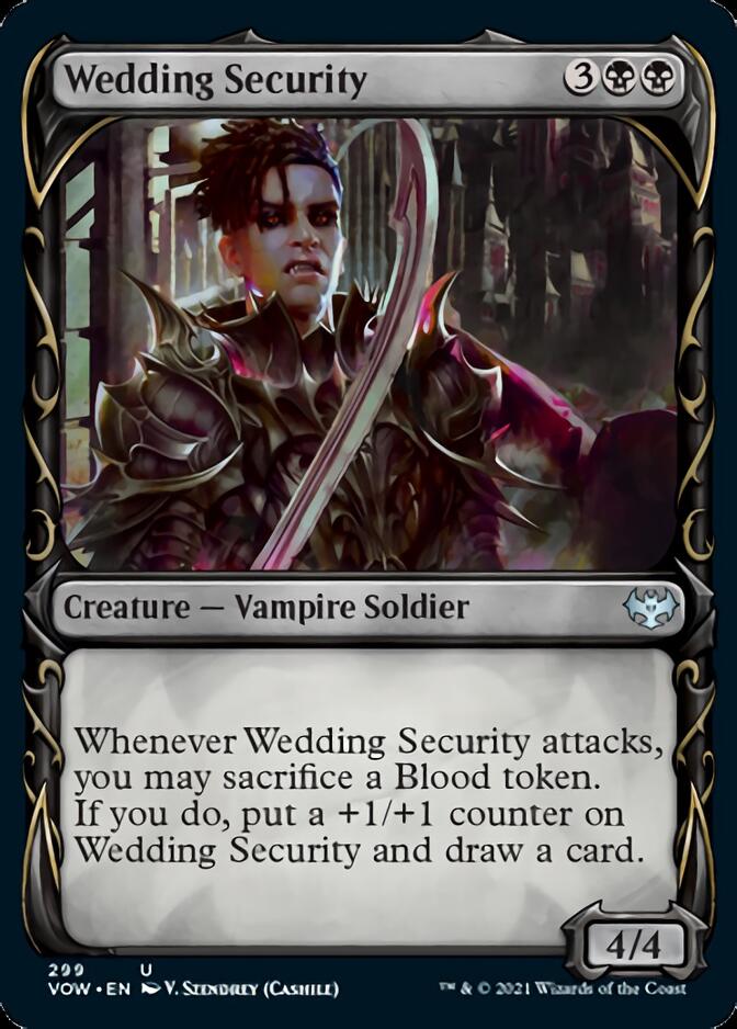 Wedding Security (Showcase Fang Frame) [Innistrad: Crimson Vow] | Red Riot Games CA