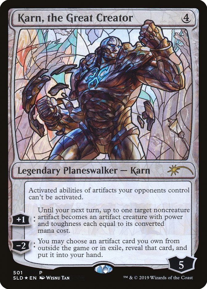 Karn, the Great Creator (Stained Glass) [Secret Lair Drop Promos] | Red Riot Games CA