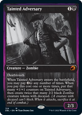 Tainted Adversary [Innistrad: Double Feature] | Red Riot Games CA