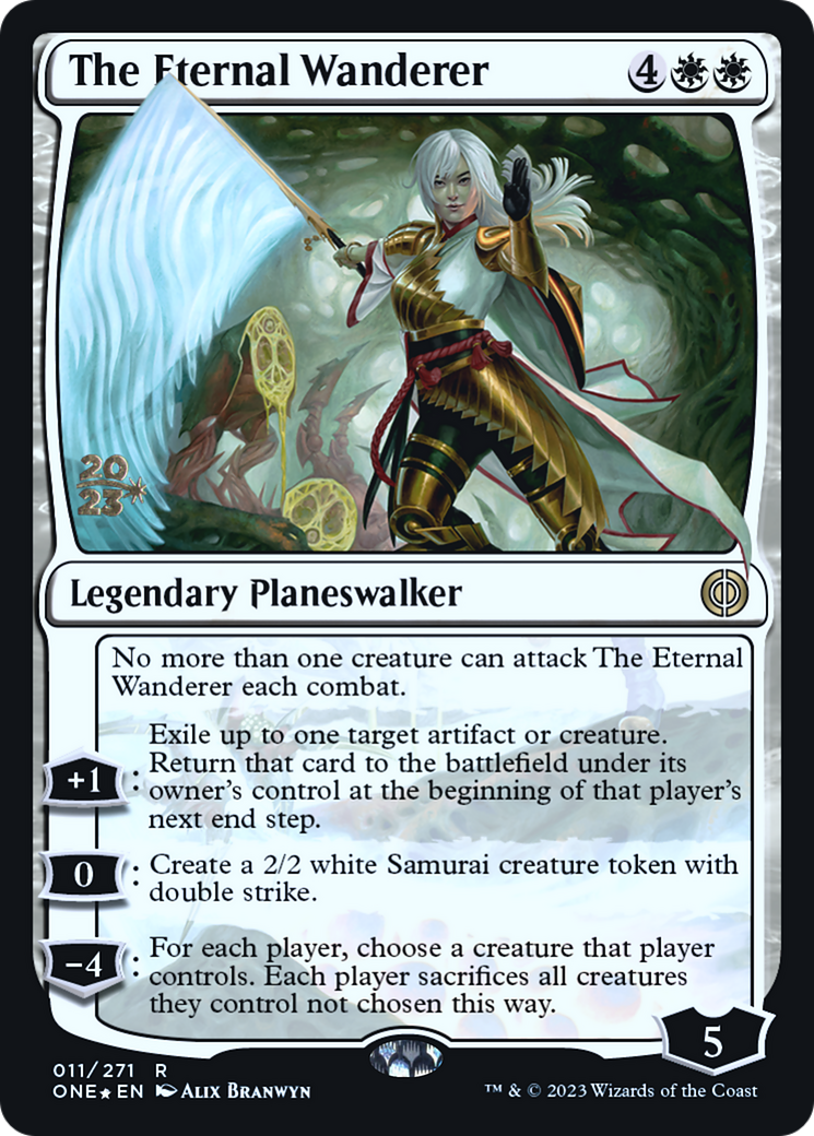 The Eternal Wanderer [Phyrexia: All Will Be One Prerelease Promos] | Red Riot Games CA