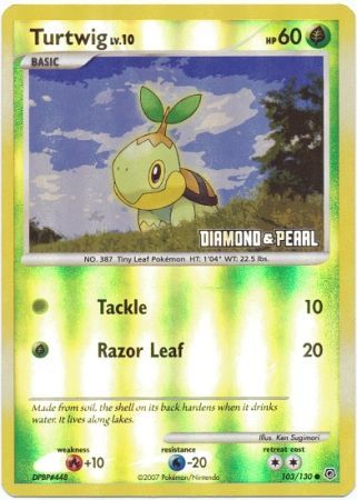 Turtwig (103/130) [Burger King Promos: 2008 Collection] | Red Riot Games CA