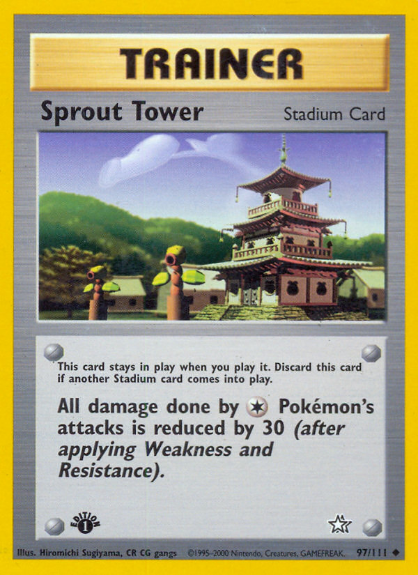 Sprout Tower (97/111) [Neo Genesis 1st Edition] | Red Riot Games CA