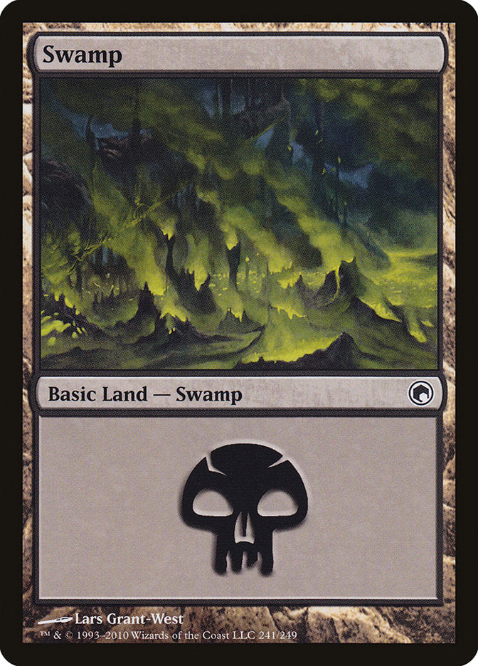Swamp (241) [Scars of Mirrodin] | Red Riot Games CA