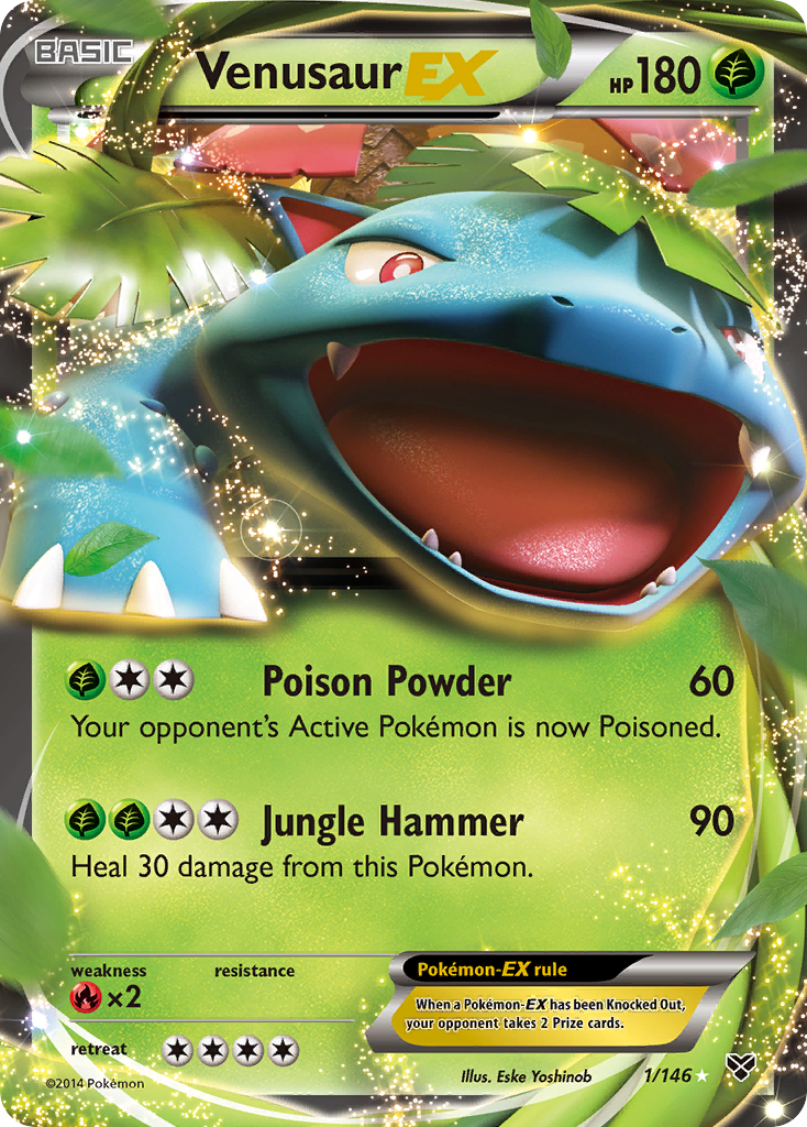 Venusaur EX (1/146) [XY: Base Set] | Red Riot Games CA