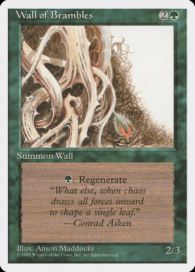 Wall of Brambles [Fourth Edition] | Red Riot Games CA