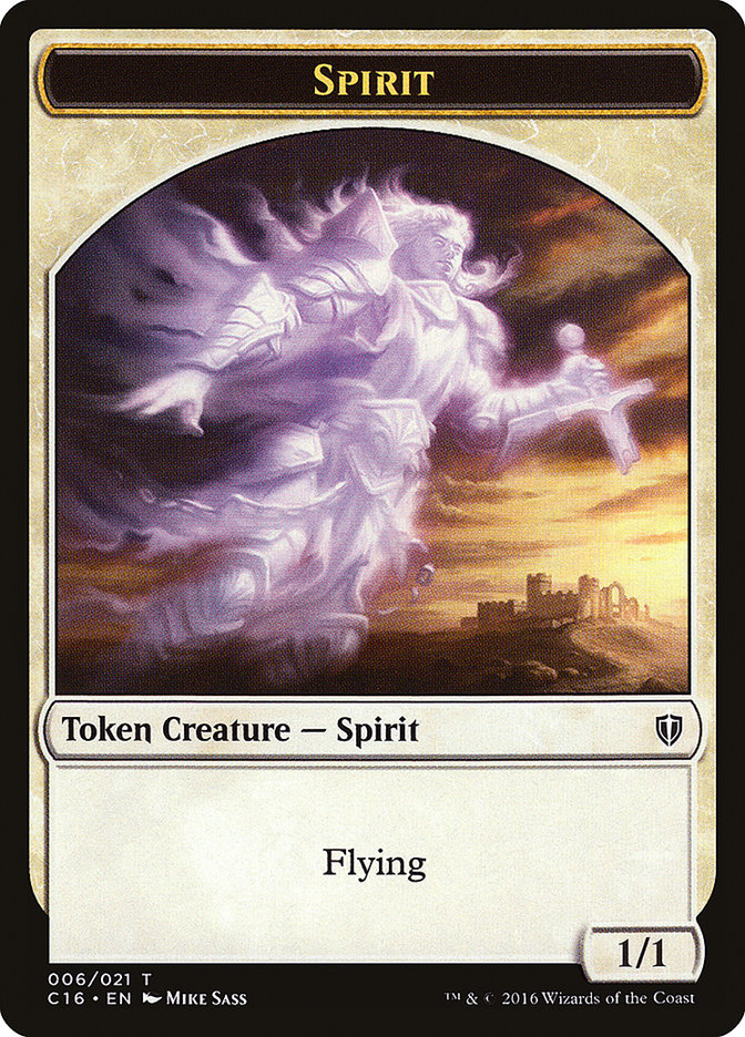 Germ // Spirit (006) Double-Sided Token [Commander 2016 Tokens] | Red Riot Games CA
