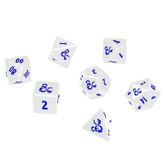 Ultra PRO: Heavy Metal Dice - Icewind Dale (7-Dice Set / White) | Red Riot Games CA