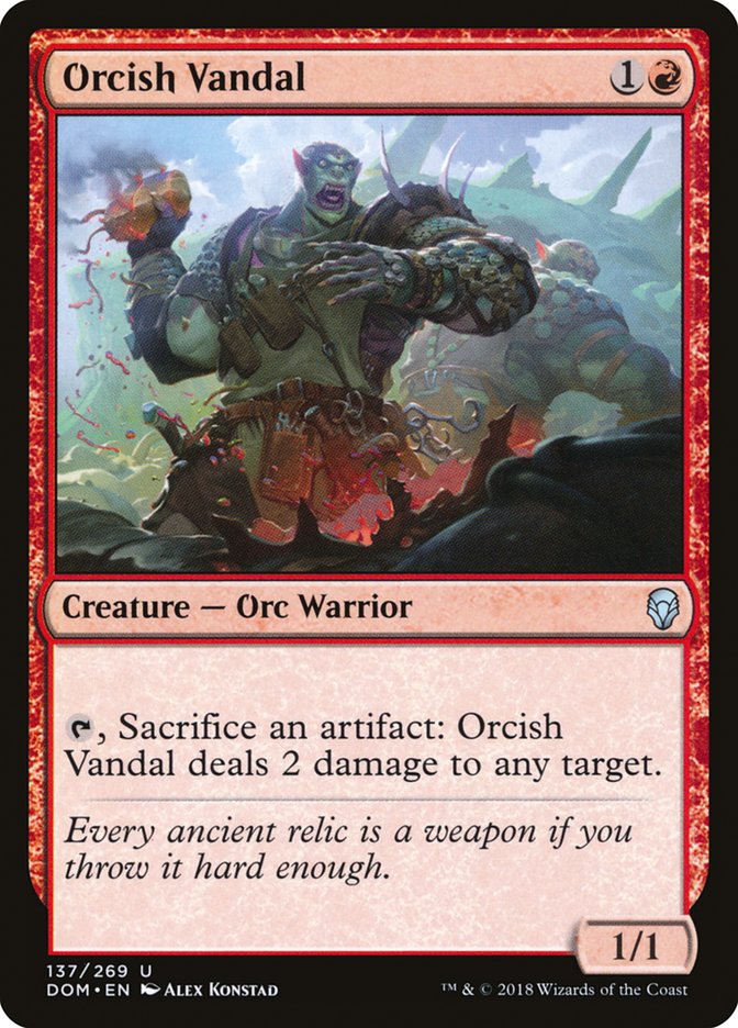 Orcish Vandal [Dominaria] | Red Riot Games CA