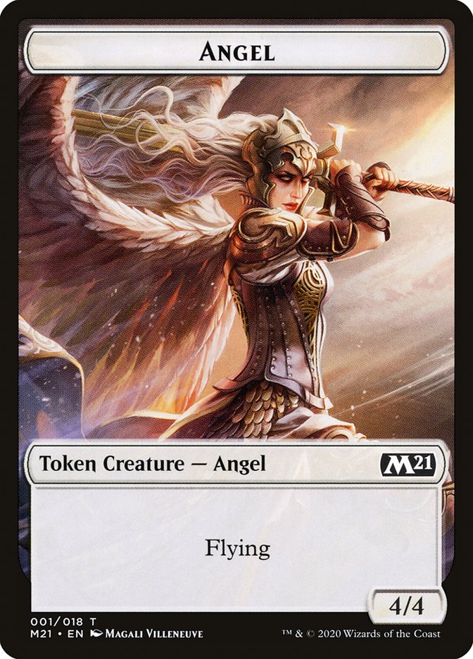 Angel Token [Core Set 2021 Tokens] | Red Riot Games CA