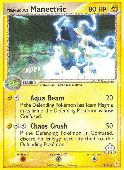 Team Aqua's Manectric (29/95) [EX: Team Magma vs Team Aqua] | Red Riot Games CA