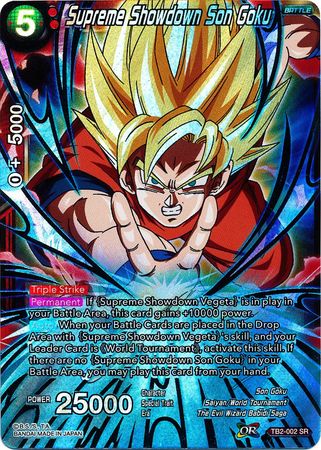 Supreme Showdown Son Goku (TB2-002) [World Martial Arts Tournament] | Red Riot Games CA